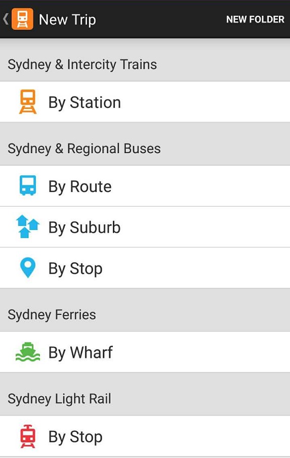 悉尼-墨尔本公交软件